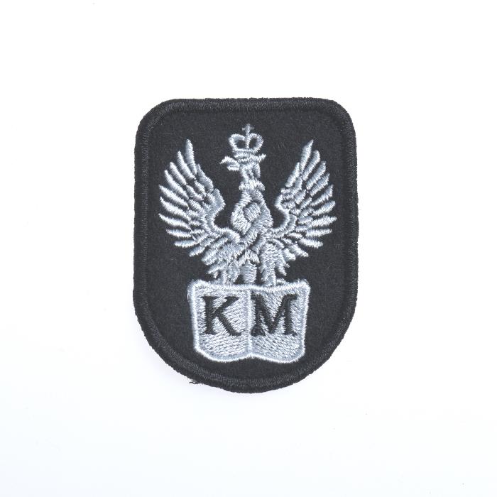 Naszywka na beret Orzeł Klasa Mundurowa czarna-217003