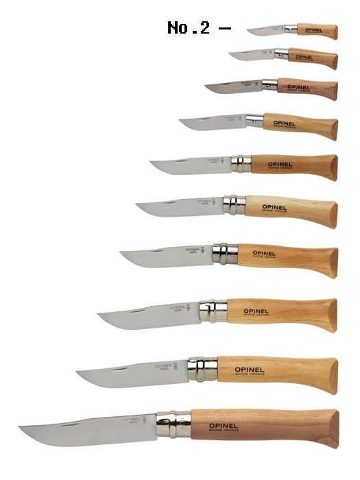 Mały Nóż Opinel No.2 inox buk-217386