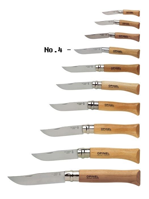Mały Nóż Opinel No.4 inox buk-217392
