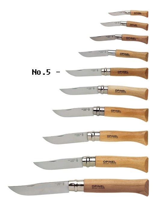 Mały Nóż Opinel No.5 inox buk-217395