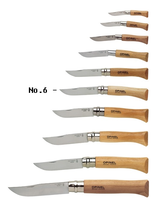 Mały Nóż Opinel No.6 inox buk-217398
