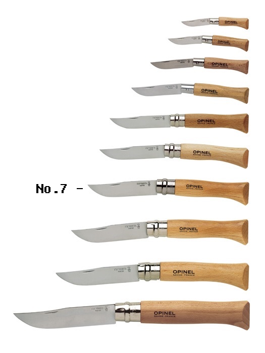 Nóż Opinel No.7 inox buk-217400
