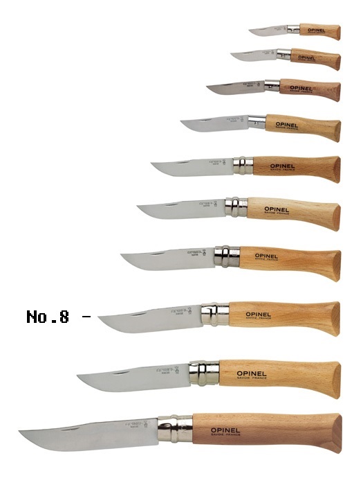 Nóż Opinel No.8 inox buk-217407