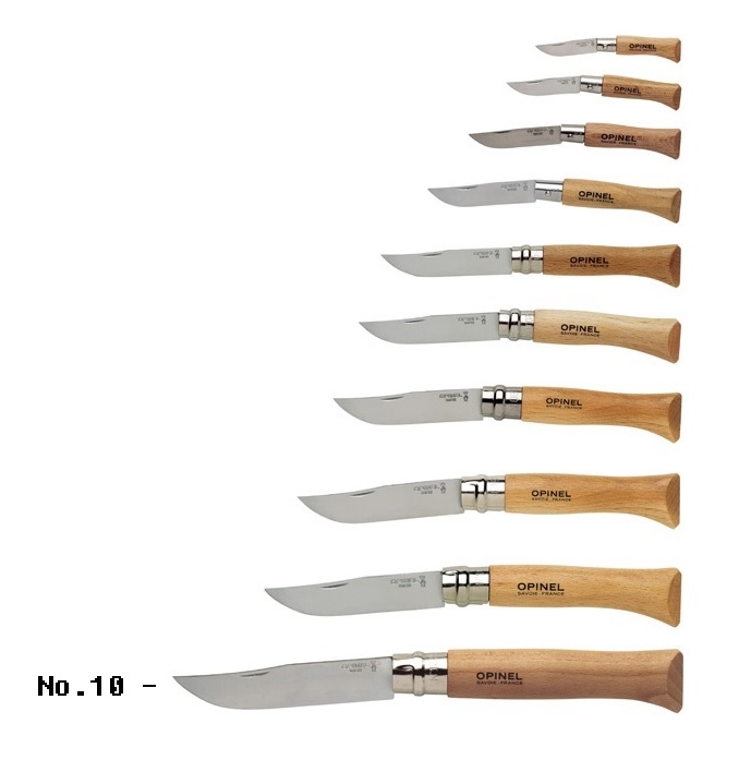 Nóż Opinel No.10 inox buk-217410