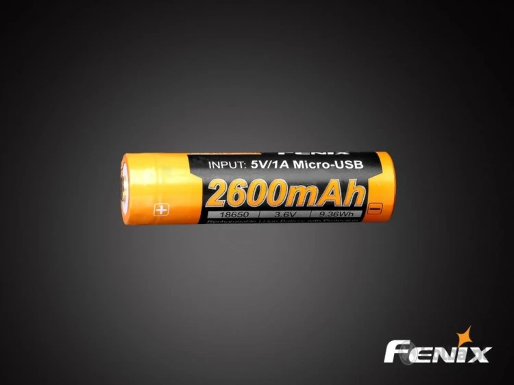 Akumulator Fenix USB ARB-L18U 18650, 2600 mAh 3,6V-218387