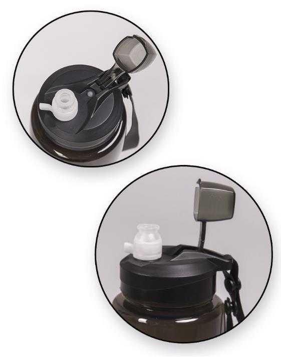 Bidon - Butelka turystyczna 600ml bez BPA, przydym-218676