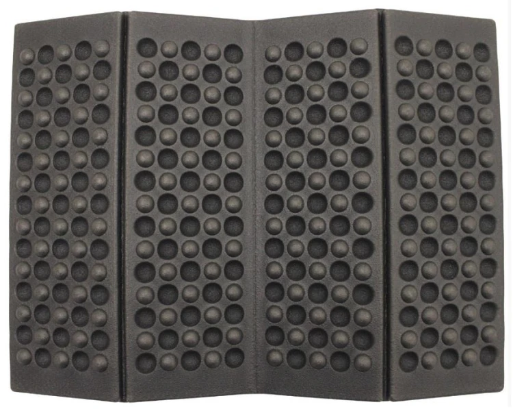 Siedzisko turystyczne - mata do siedzenia, czarna -219790