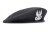 Beret tłoczony wojskowy czarny z orzełkiem-220442