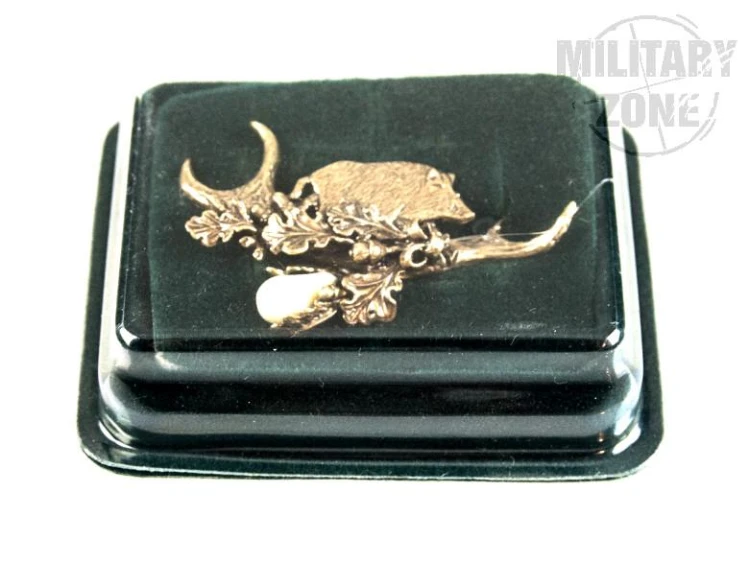 Odznaka ręcznie składana Dzik brąz, Makama-220600