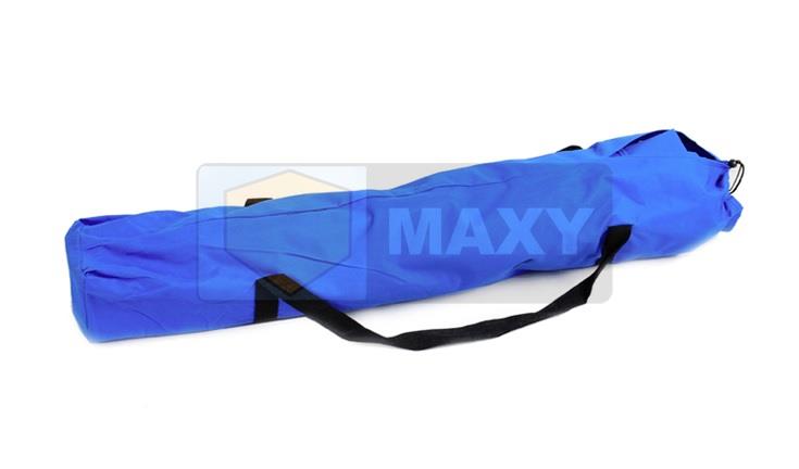 Łóżko polowe 185cm składane, Kanadyjka, niebieskie-220969