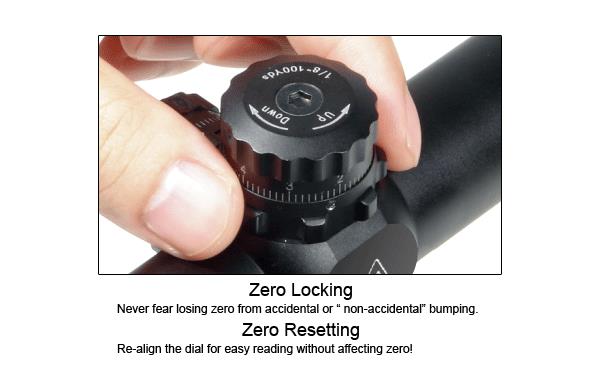 Luneta celownicza UTG 3-9x40 1"AO MilDot EZ-Tap 11-221226