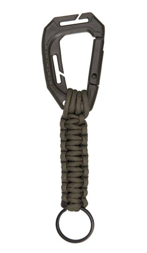 Keyholder olive brelok z karabińczykiem i paracord-221394