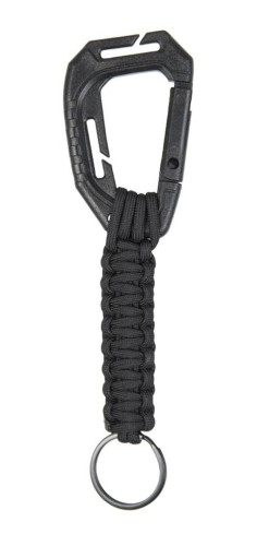 Keyholder black brelok z karabińczykiem i paracord-221383
