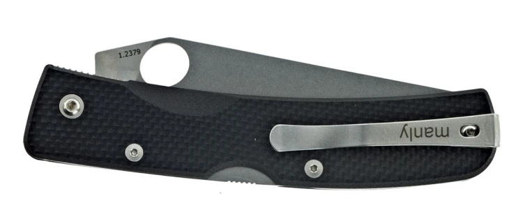 Nóż Peak Black HRC 59/61 Manly One Hand D2-221465