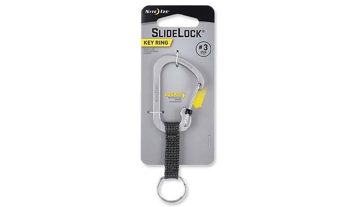 Nite Ize SlideLock #3  karabinek z blokadą stalowy-221795