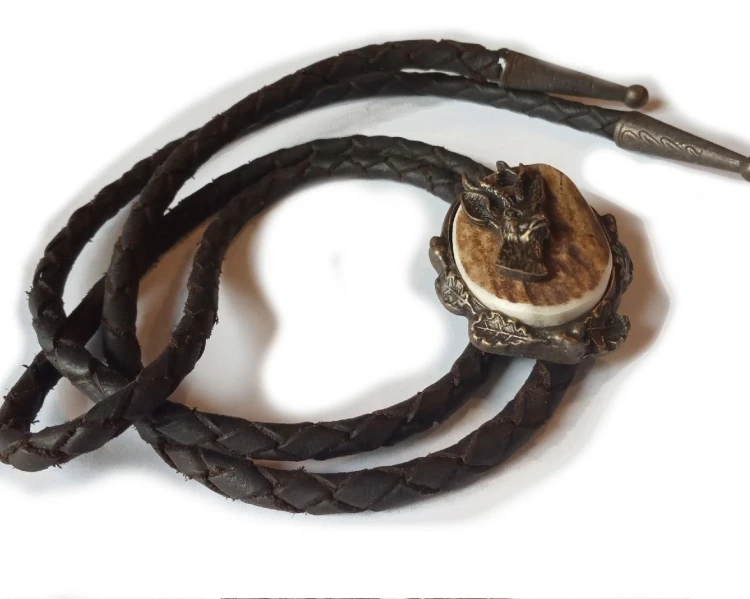 Krawatnik myśliwski z poroża - kozioł Bolo KR2-221917