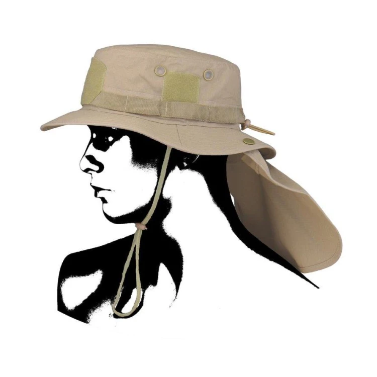 Kapelusz wojskowy turystyczny Boonie Hat piaskowy -222740