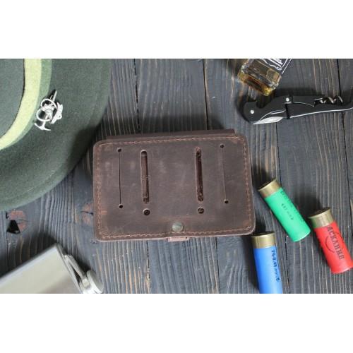 Ładownica myśliwska na naboje kule śrut skórzana b-223787