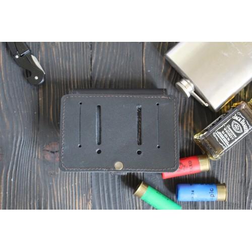 Ładownica myśliwska na amunicję kulową i śrut skór-223796