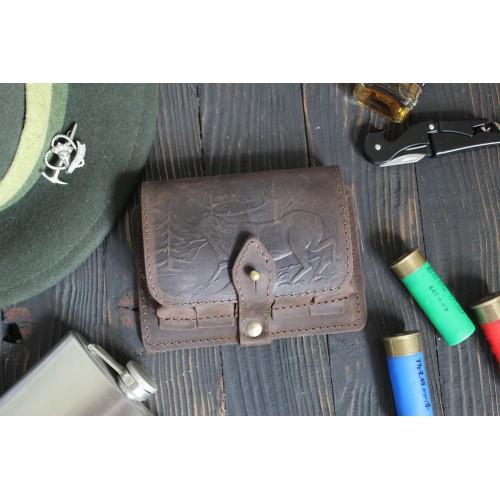 Ładownica myśliwska na amunicje śrutową skórzana b-223815