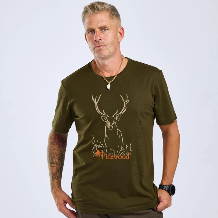Koszulka myśliwska Red Deer Pinewood 5452-777 ziel-238994