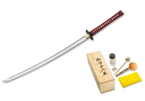 Miecz  Katana Boker Magnum Red Samurai Stal 1045 z-239043