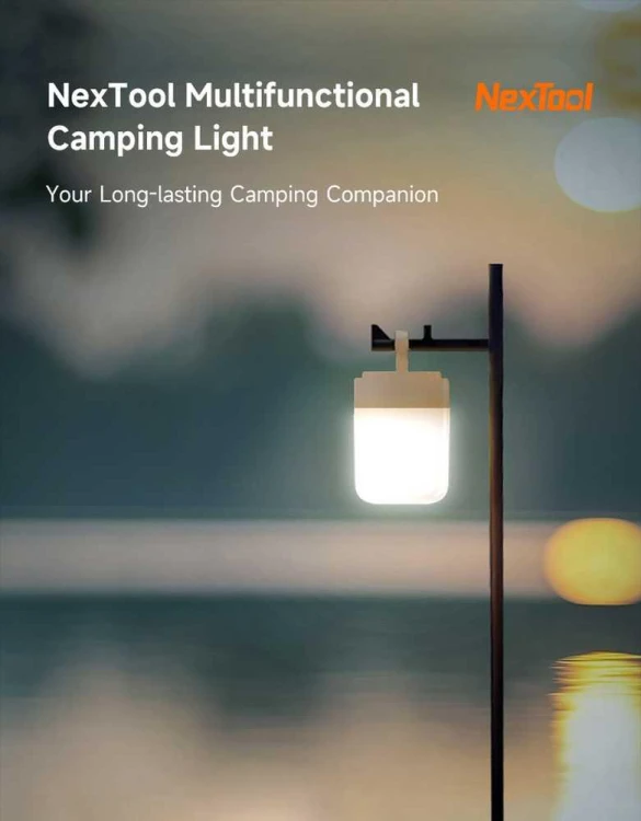 Lampa kempingowa USB-C  NexTool NE20014A różne bar-239054