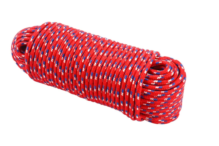 Linka pleciona 8 mm x 50 m KD11023 czerwona-239146