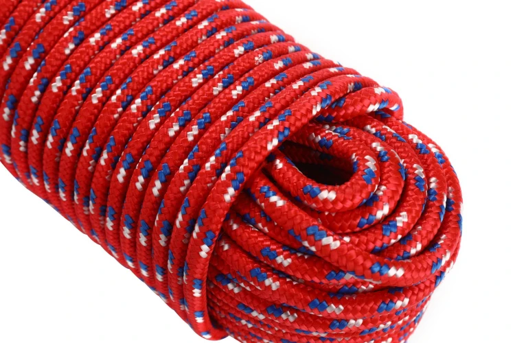 Linka pleciona 8 mm x 50 m KD11023 czerwona-239148
