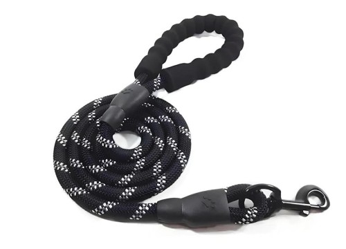 Smycz dla psa odblaskowa śr. 1 cm dł. 170 cm NUXIE-239158