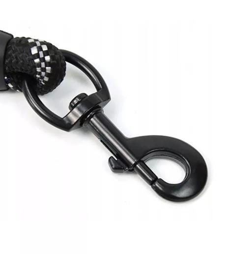 Smycz dla psa odblaskowa śr. 1 cm dł. 170 cm NUXIE-239159