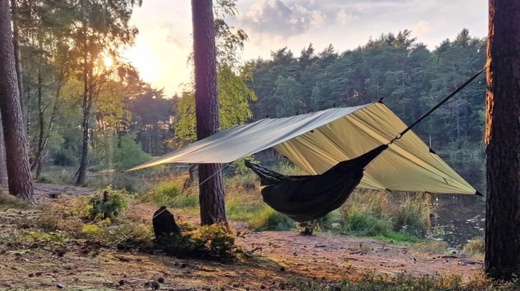 Bushmen EASY Tarp 3x3m green do lasu płachta biwak-239187