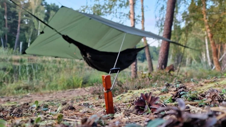 Bushmen EASY Tarp 3x3m green do lasu płachta biwak-239189