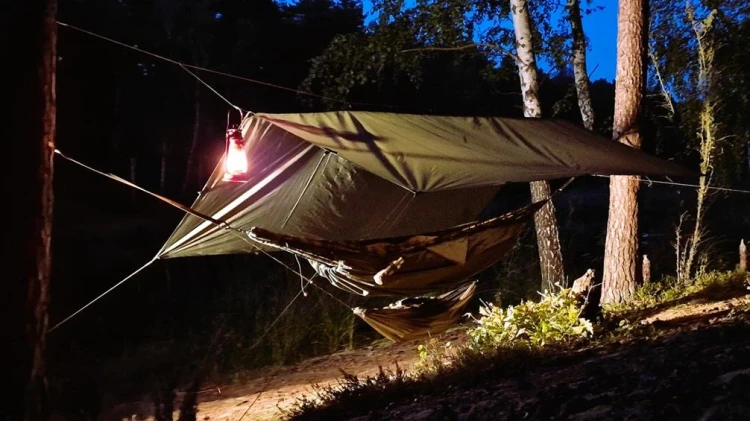 Bushmen EASY Tarp 3x3m green do lasu płachta biwak-239191