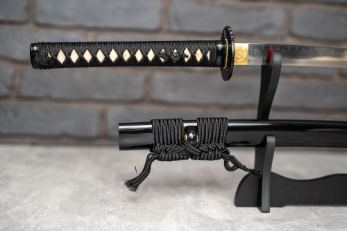 Miecz samurajski Katana stal T10 Prawdziwa Skóra P-239228