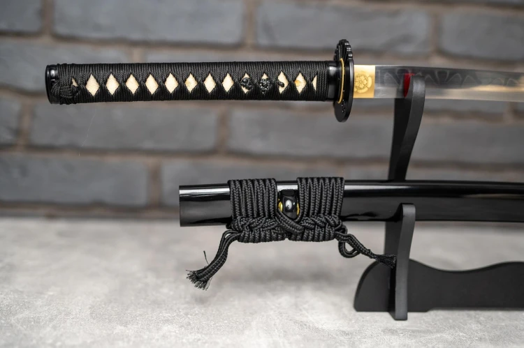 Miecz samurajski Katana stal T10 Prawdziwa Skóra P-239228