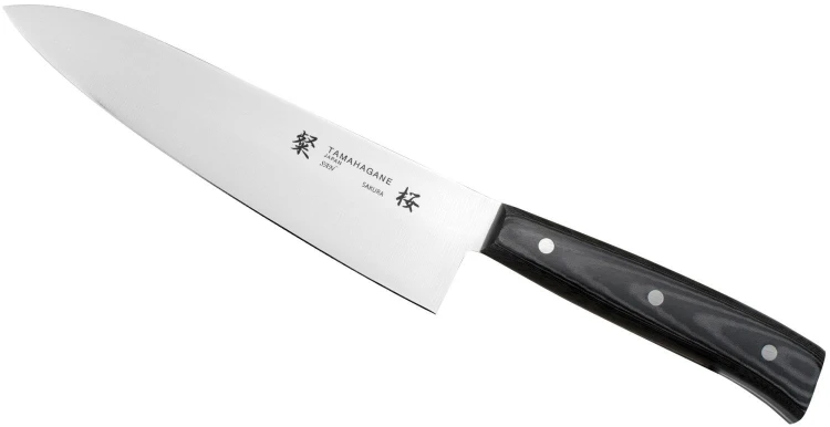 Nóż Japoński Tamahagane Sakura szefa kuchni 18cm-224195