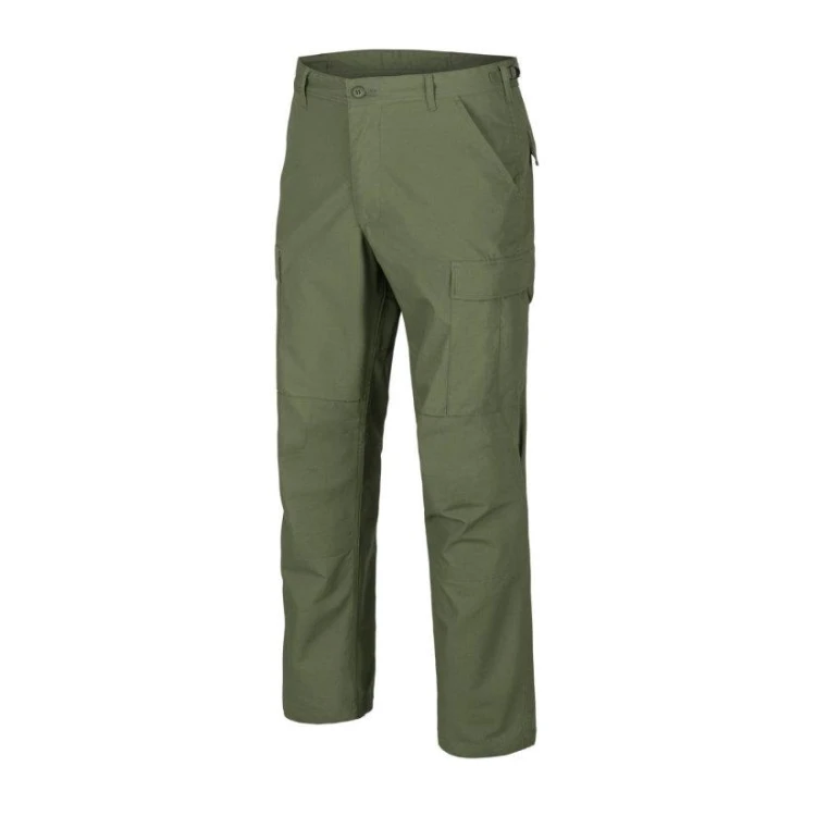 Spodnie BDU Helikon zielone COTTON RIPSTOP bojówki-224320