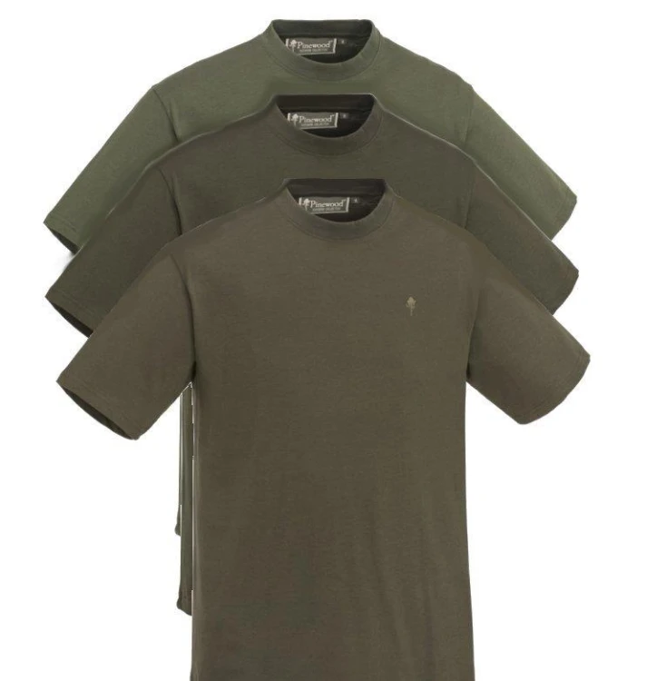 Koszulka myśliwska Pinewood 3-pak 5447 t-shirt-224364
