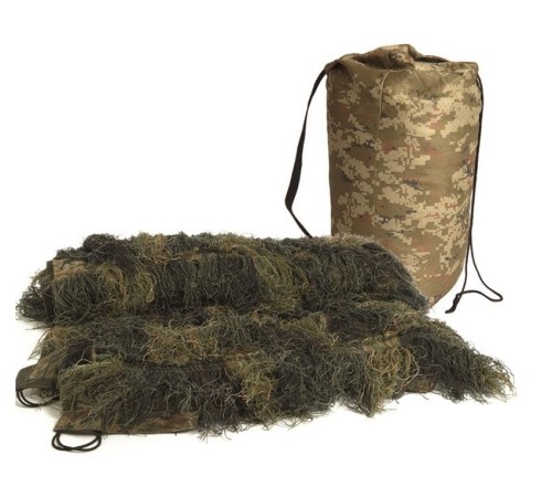 Ghillie siatka maskująca Anti Fire 140x100cm W/L 11962220-224582