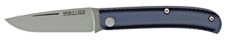 Nóż D2 Manly Comrade HRC 59/61 Black Grey-225546