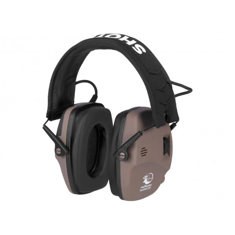 Słuchawki aktywne RealHunter ACTiVE ProShot BT brąz-225567