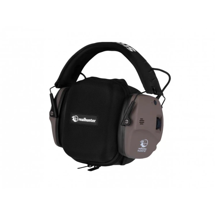 Słuchawki aktywne RealHunter ACTiVE ProShot BT brąz-225570