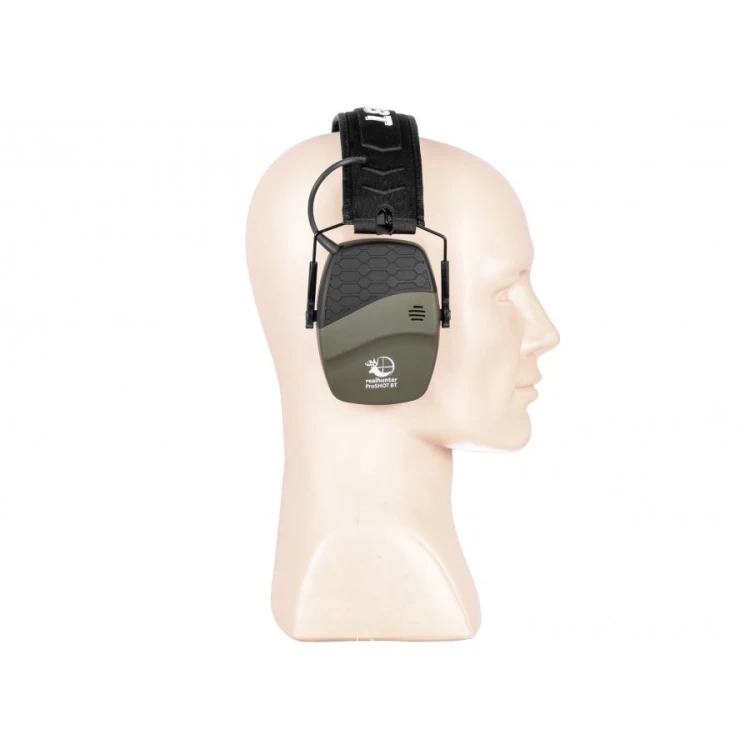 Słuchawki aktywne RealHunter ACTiVE ProShot BT oliwkowe-225575