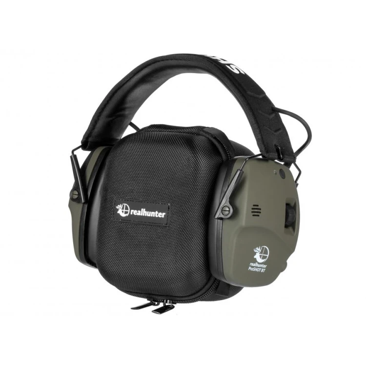 Słuchawki aktywne RealHunter ACTiVE ProShot BT oliwkowe-225578