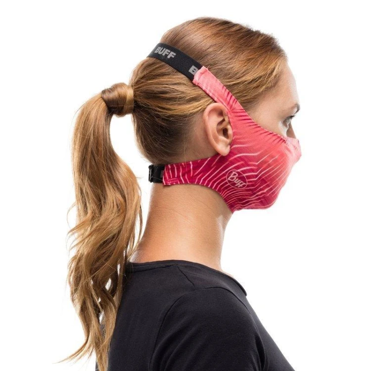 Maseczka antybakteryjna Buff Keren Flash Pink z wyjmowanym filtrem-225653