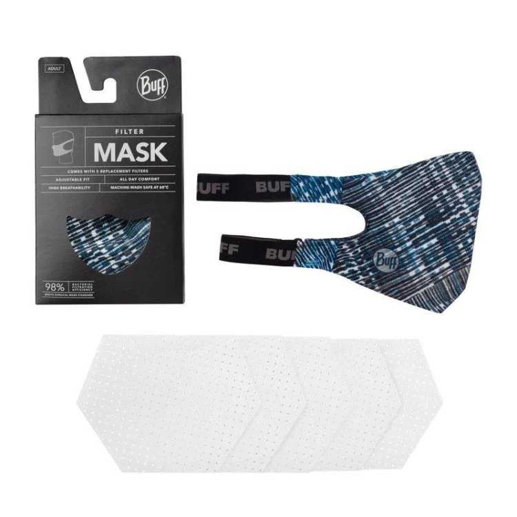 Maseczka antybakteryjna Buff Keren Bluebay z wyjmowanym filtrem-225663