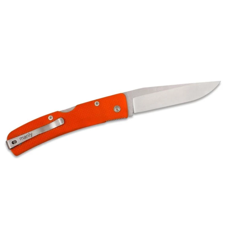 Nóż Peak orange Manly Two Hand CPM S90V 59-61 HRC 01ML018-226040