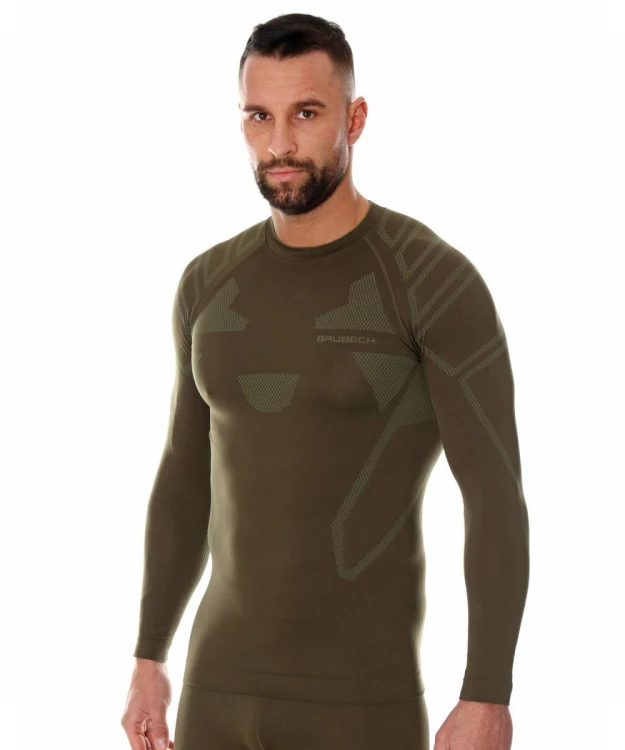 Bluza termiczna Brubeck RANGER PROTECT khaki LS14210-226299