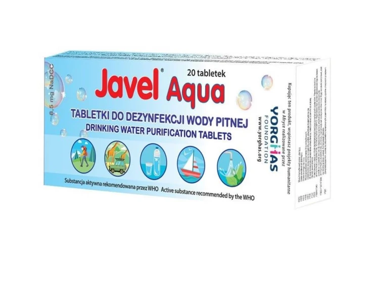 Tabletki do odkażania wody Javel Aqua 20 szt-226776